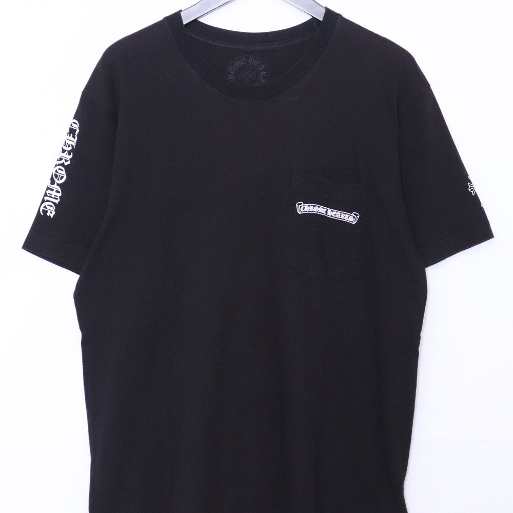 CHROME HEARTS セメタリークロスバックプリントTシャツ Lサイズ 