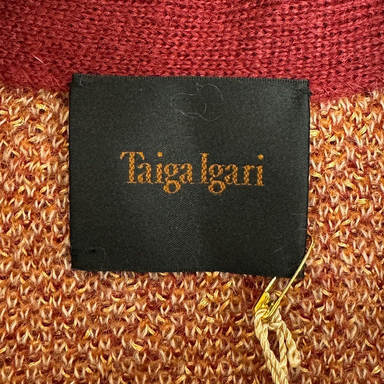 定価51700円 新品 Taiga Igari DIAMOND CARDIGAN GARNET ダイアモンド 
