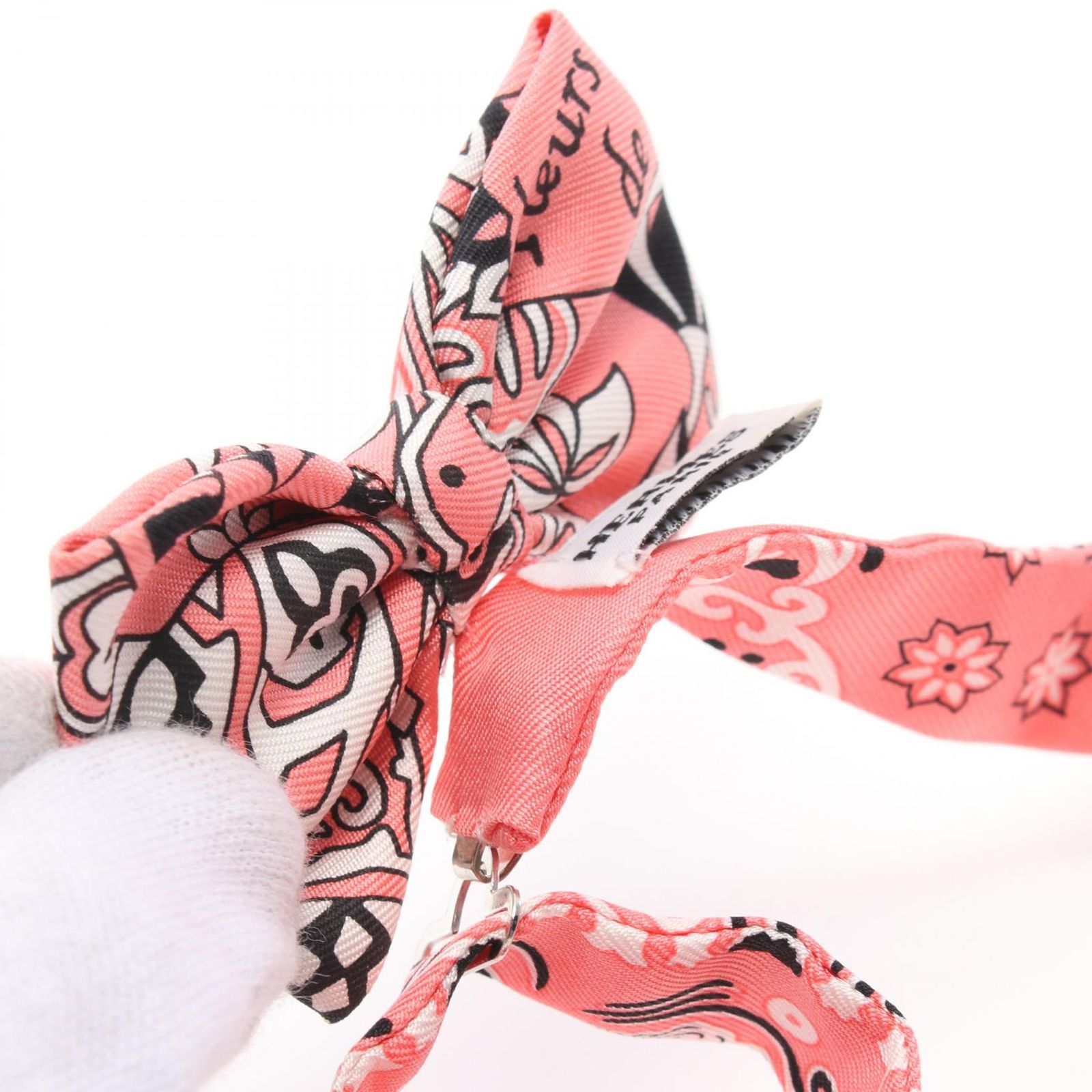 HERMES 蝶ネクタイ　ヌーパピヨン エルメス HERMES ネクタイ ヌーパピヨン FLEURS ET PAPILLONS DE