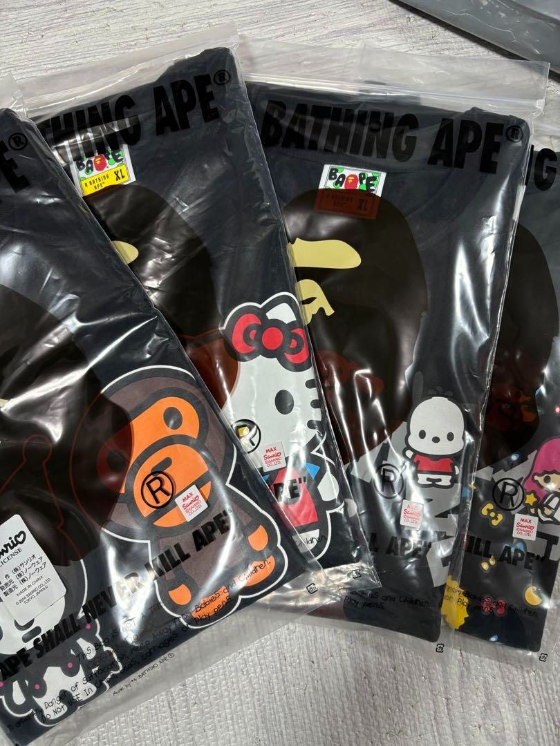 銀座　ape✖️キティ BATHING APE Ginza Baby Milo x キティ L - メルカリ