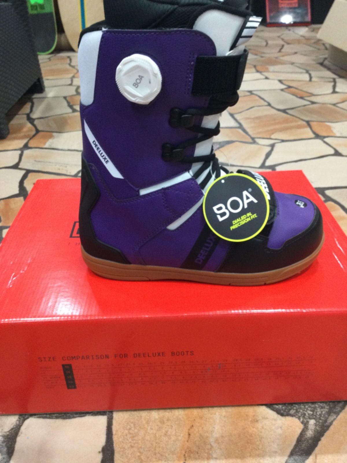 DEELUXE DNA Pro 紫 26.5 ディーラックス ディーエヌエープロ DEELUXE DNA PRO ノーボード