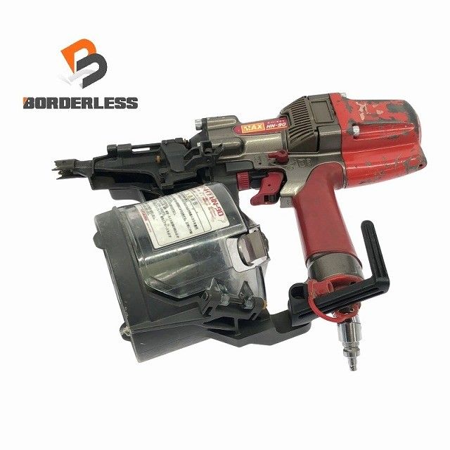 品 MAX マックス 高圧 90mm スーパーネイラ HN-90 本体のみ エア釘打ち機 コイルネイラ ロール釘打機 エアーツール