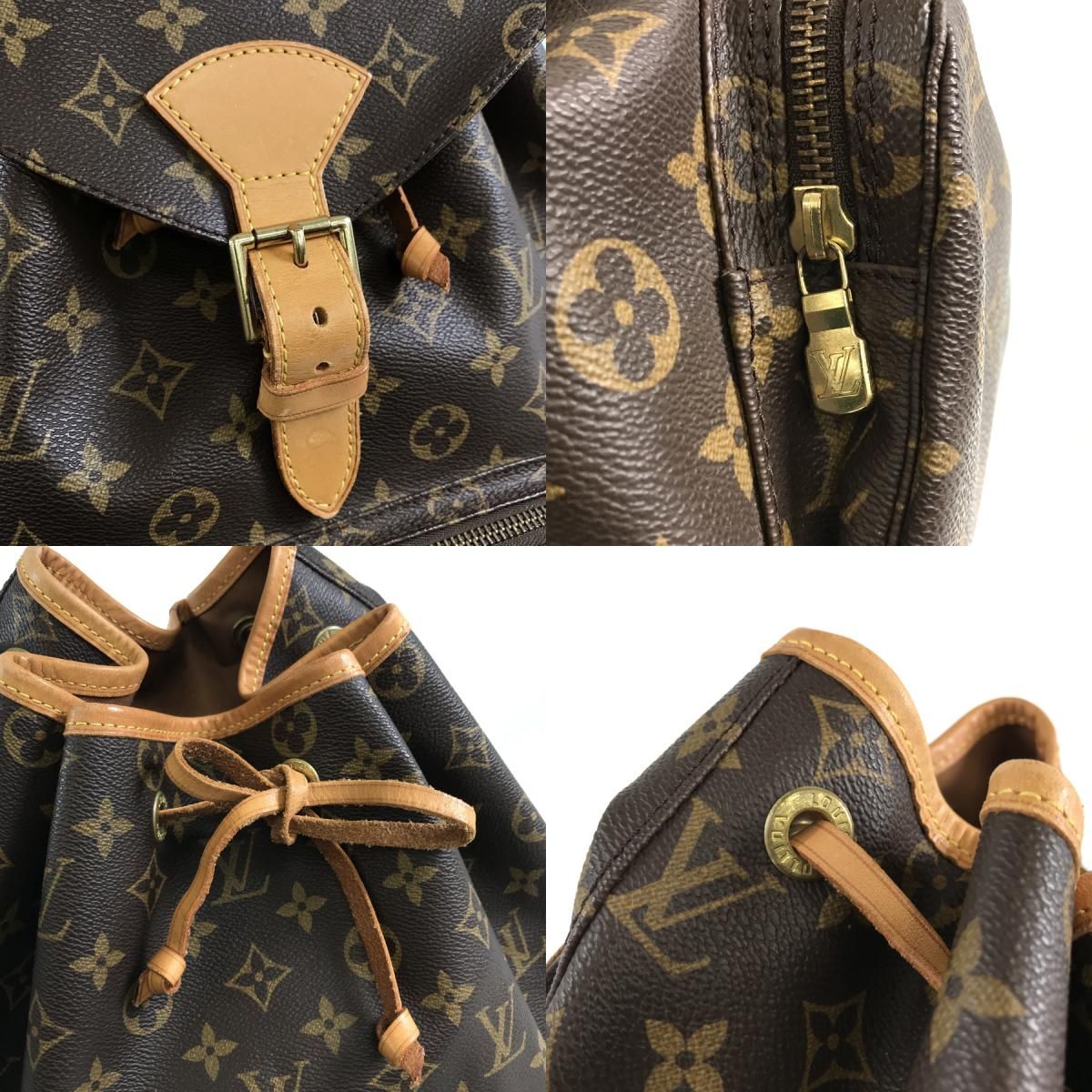 ルイ・ヴィトン LOUIS VUITTON モノグラム モンスリGM M51135 ブラウン