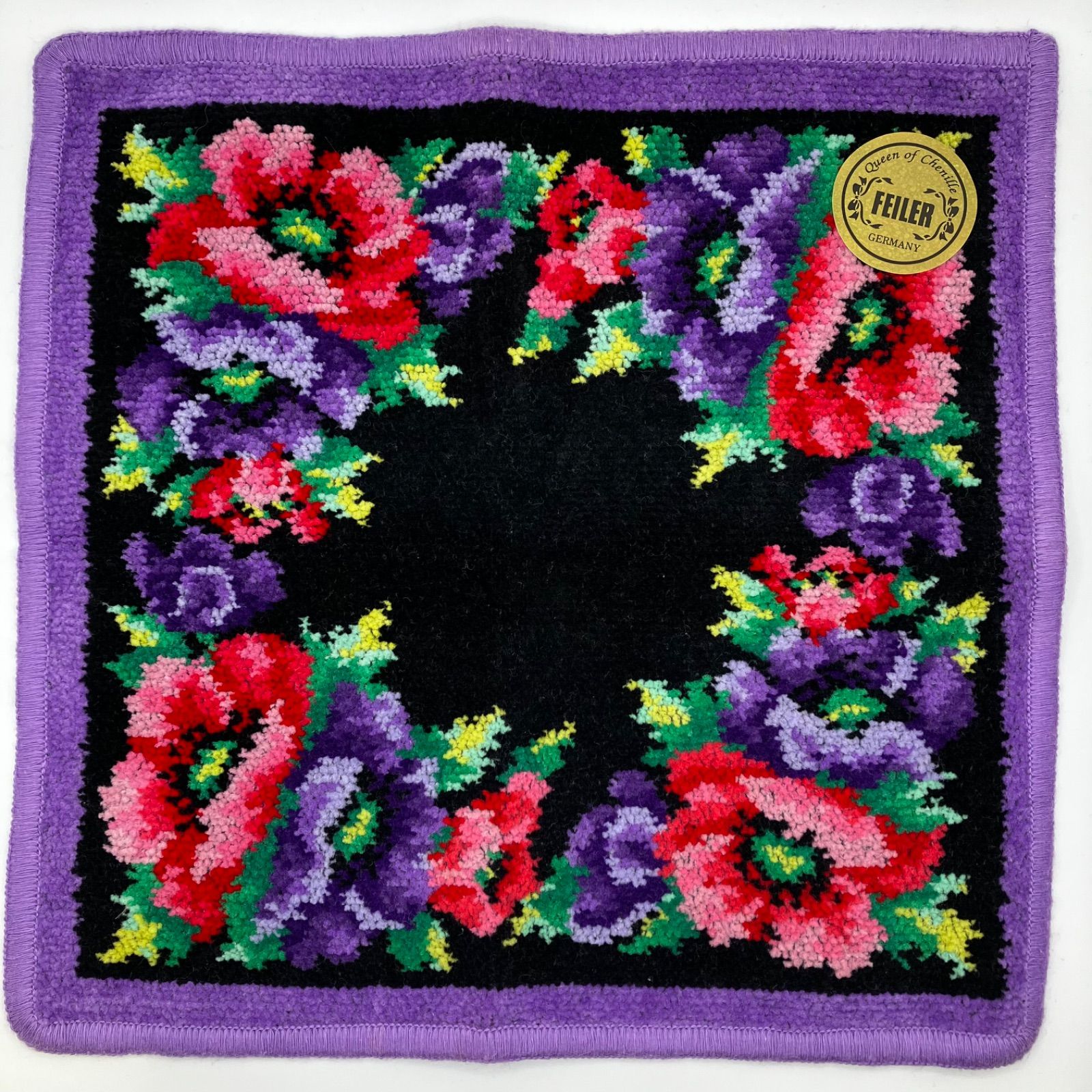 4422 FEILER フェイラー ポピーズ ハンカチ タオルハンカチ 未使用