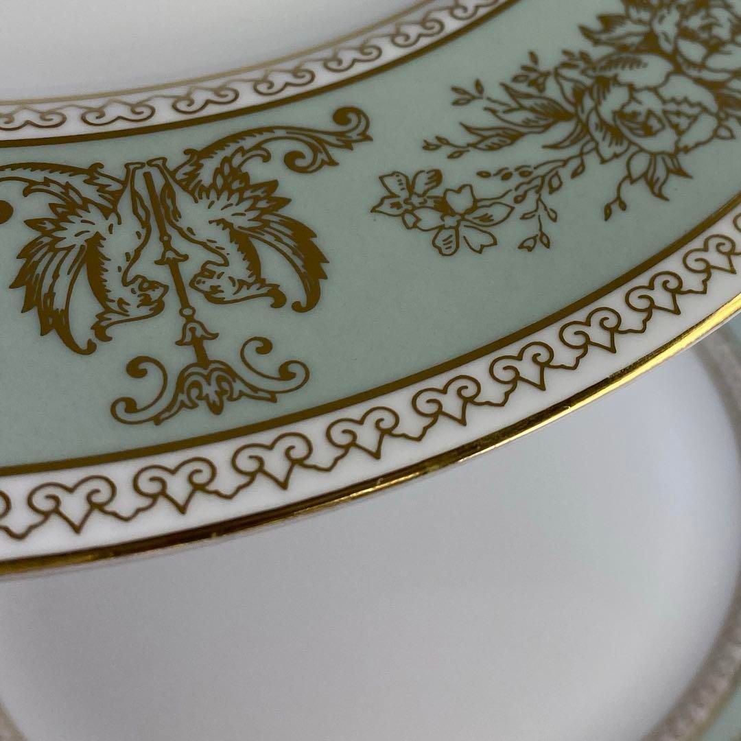 ☆洋3ウェッジウッド　コロンビアセージグリーン　ディナープレート6枚27.3㎝ ☆洋3ウェッジウッド コロンビアセージグリーン ディナー