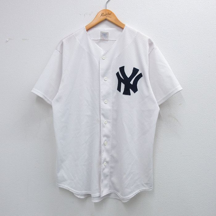 XL/古着 マジェスティック 半袖 ベースボール シャツ メンズ 80s