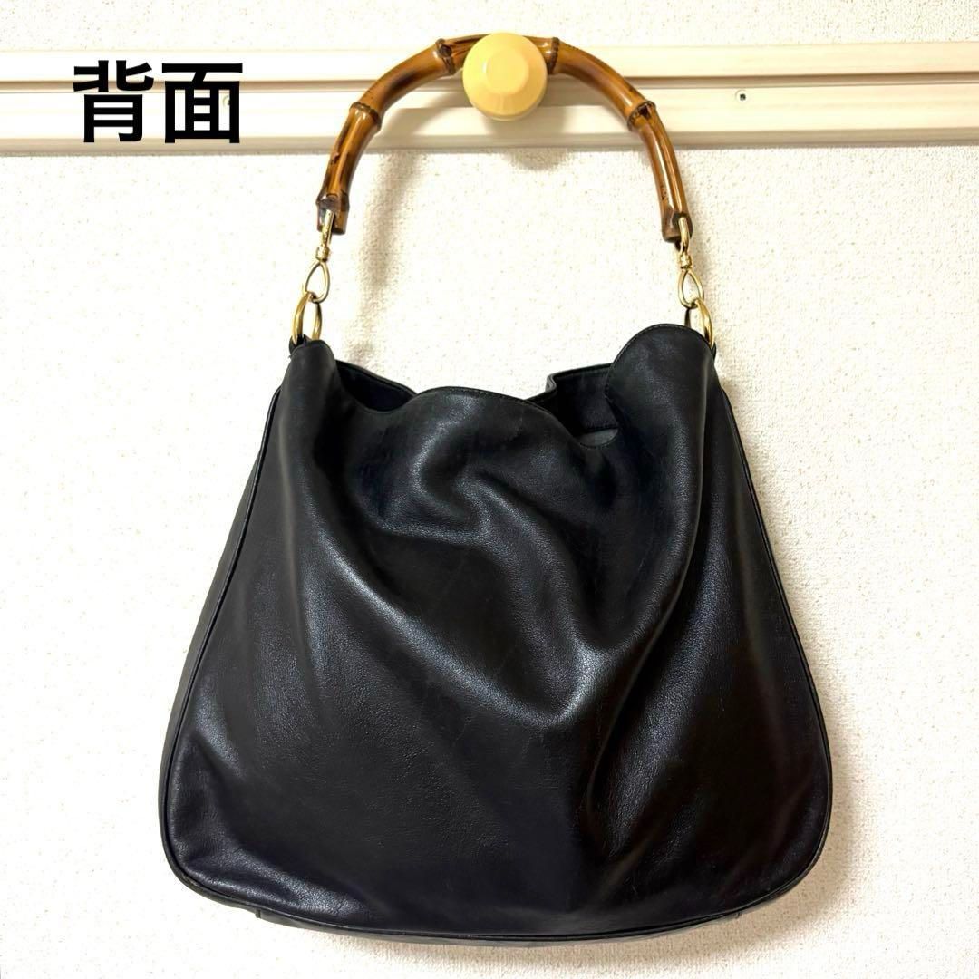 【美品】グッチ ワンショルダー バンブー レザー 黒 楽天市場】【バッグ】GUCCI グッチ バンブー ショルダーバッグ