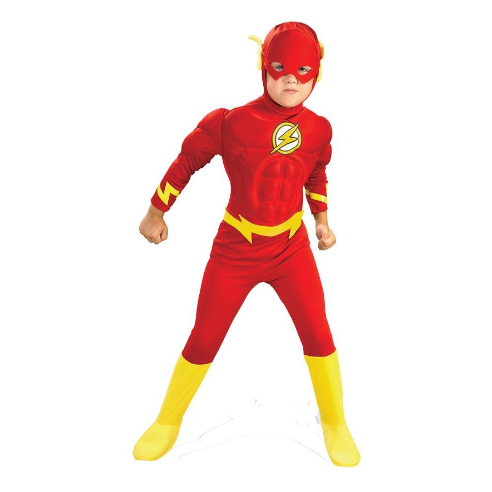 ザ・フラッシュ　マッスル　衣装、コスチューム L　子供男性用　FLASH MUSCLE　コスプレ