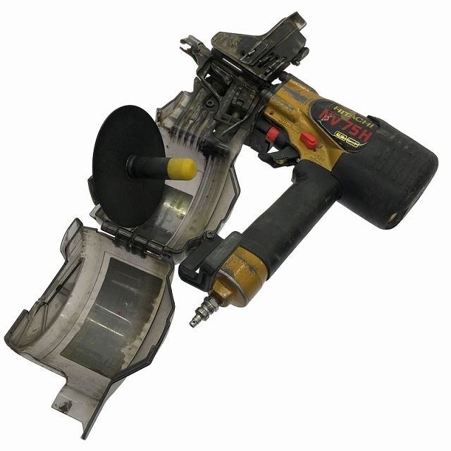 ☆中古品☆HITACHI 日立工機 75mm 高圧ロール釘打機 NV75H エア ☆中古品☆HITACHI 日立工機 75mm 高圧ロール釘打機 NV75H エア