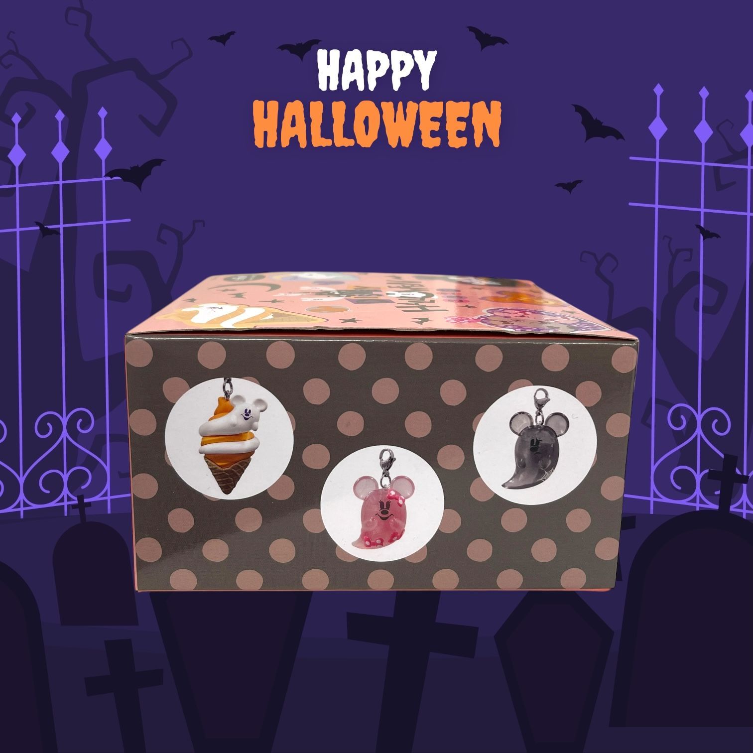 ディズニー　ハロウィン 2025 おばけ　ぬいぐるみチャーム コンプリート ディズニー ハロウィーン 2025 シークレット おばけ ぬいぐるみ