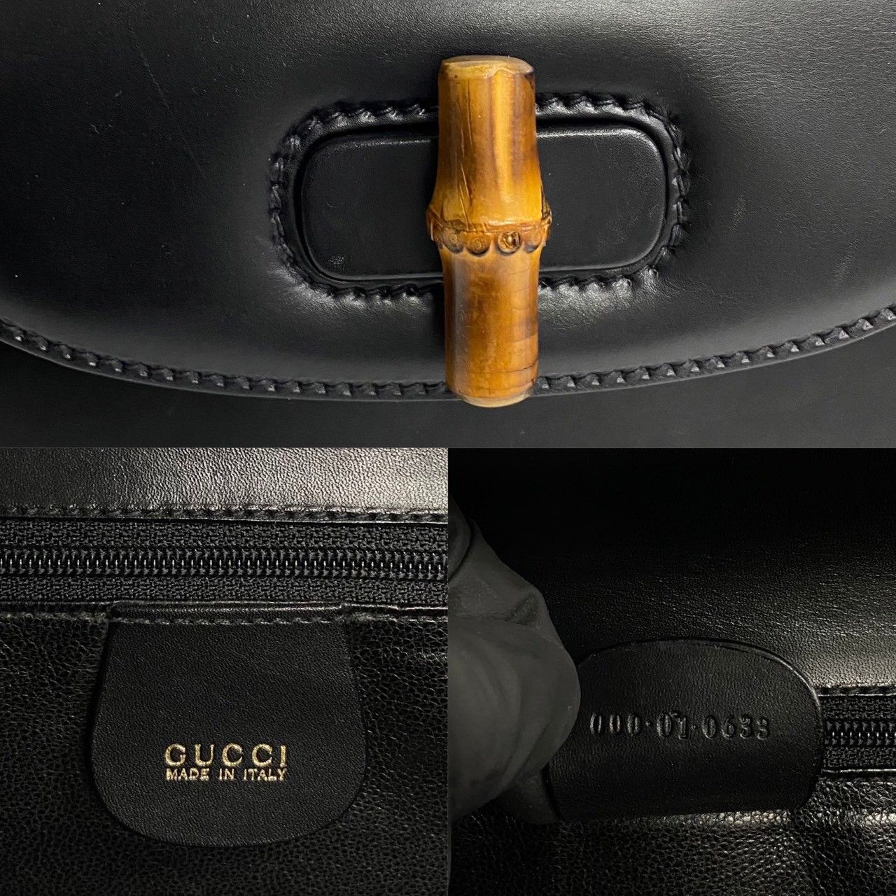 極 美品 レア GUCCI オールドグッチ グッチ ヴィンテージ バンブー