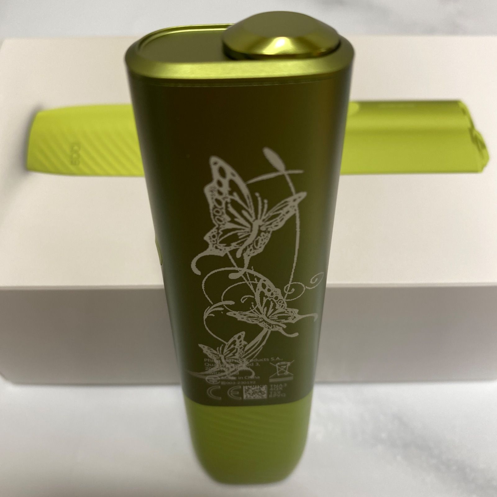 １アイコス　イルマイ　ワン レーザ加工　iqos iluma i one 蝶 IQOS - iQOS ILUMAONE アイコス イルマワン レーザー加工 アゲハ