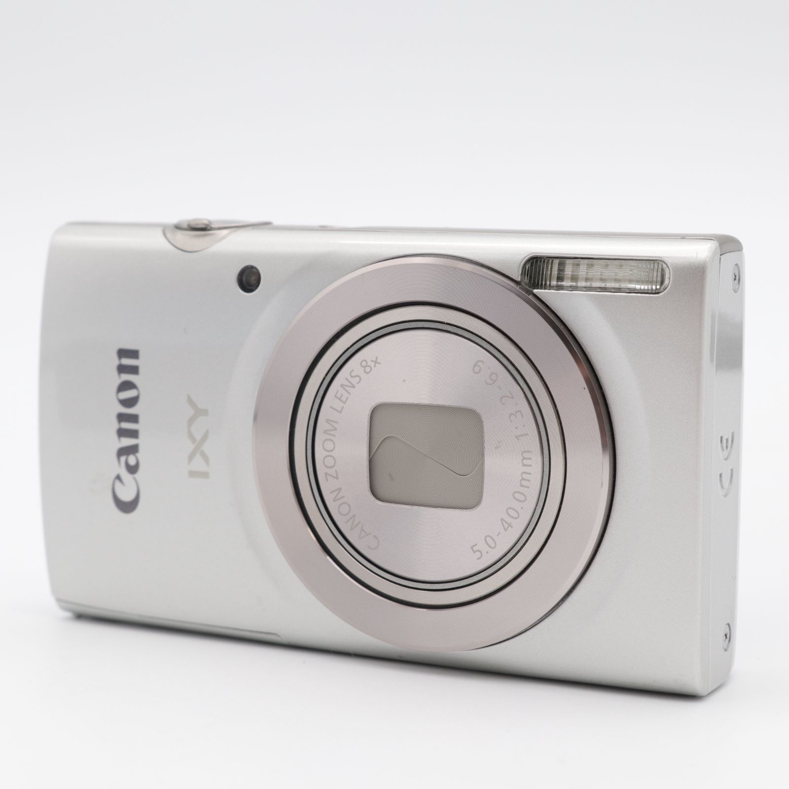 Canon デジタルカメラ IXY 180 シルバー 光学8倍ズーム #858 - メルカリ 