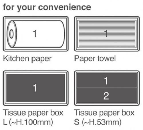 専用 幅260 高さ145 奥行125mm ボックス ホルダー ペーパー スチール 100-160NVB バイブレーション仕上げ ディスペンサー ティッシュ ダルトン Dulton デザイン