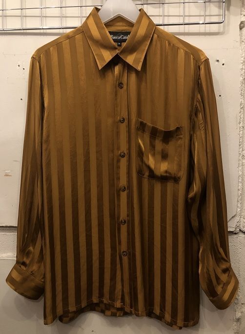 USED レトロシャツ - 茶 -
