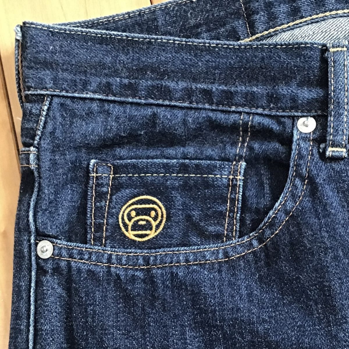 BAPE マイロ デニム パンツ Mサイズ a bathing ape BAPE milo denim