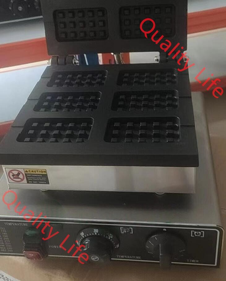 長方形 ワッフル マシン ワッフルメーカー 6個焼き 単相１0０V 業務用 厨房機器 飲食店 WWW_KANDAIZUMI_COM