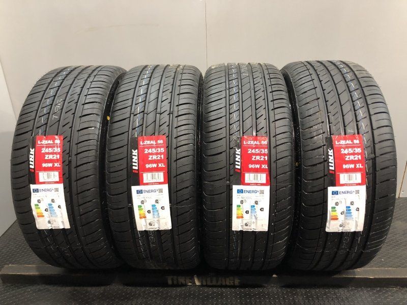 タイヤ新品 25年製 バランス済 iLINK L-ZEAL56 245/35ZR21 夏タイヤ