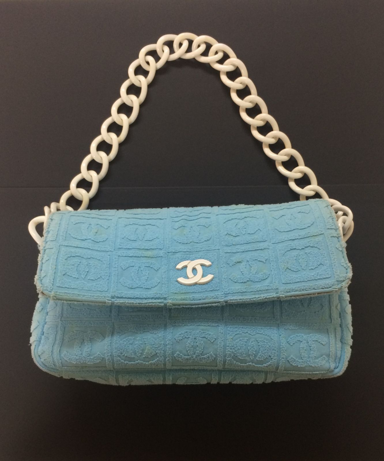 CHANEL シャネル ココマーク マトラッセ プラチェーン パイル 