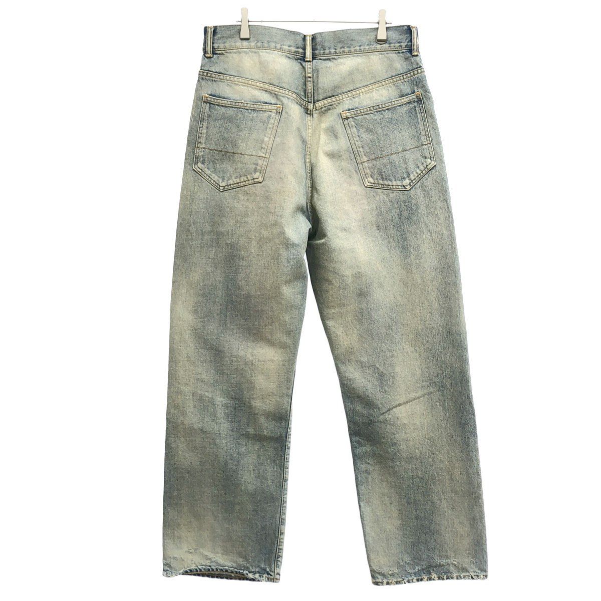 ANCELLM アンセルム 24AW P/DAMAGE DENIM STRAIGHT 5P PANTS ダメージ