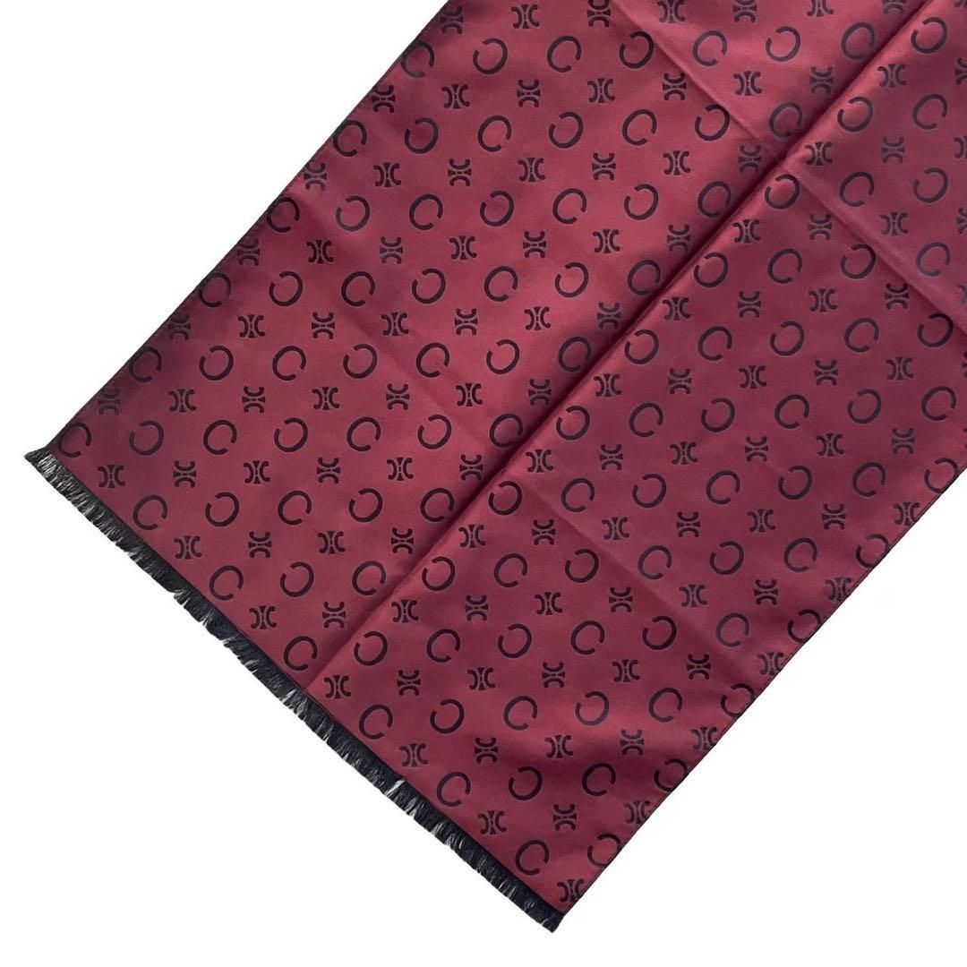 セリーヌ　CELINE ロゴマフラー　フリンジ　ストール セリーヌ CELINE ロゴマフラー フリンジ ストール