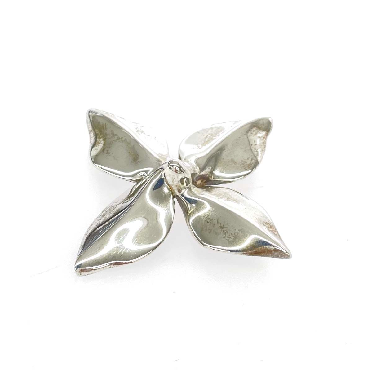 TIFFANY&Co. ティファニー SVブローチ/フォーリーフフラワー 925