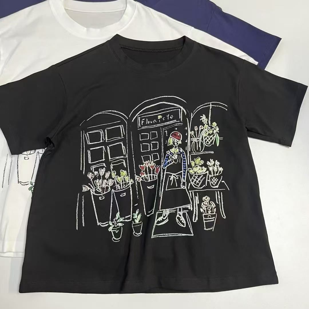 YOSHI KONDO(ヨシコンドウ) 24S/S プリント柄Tシャツ | 大阪