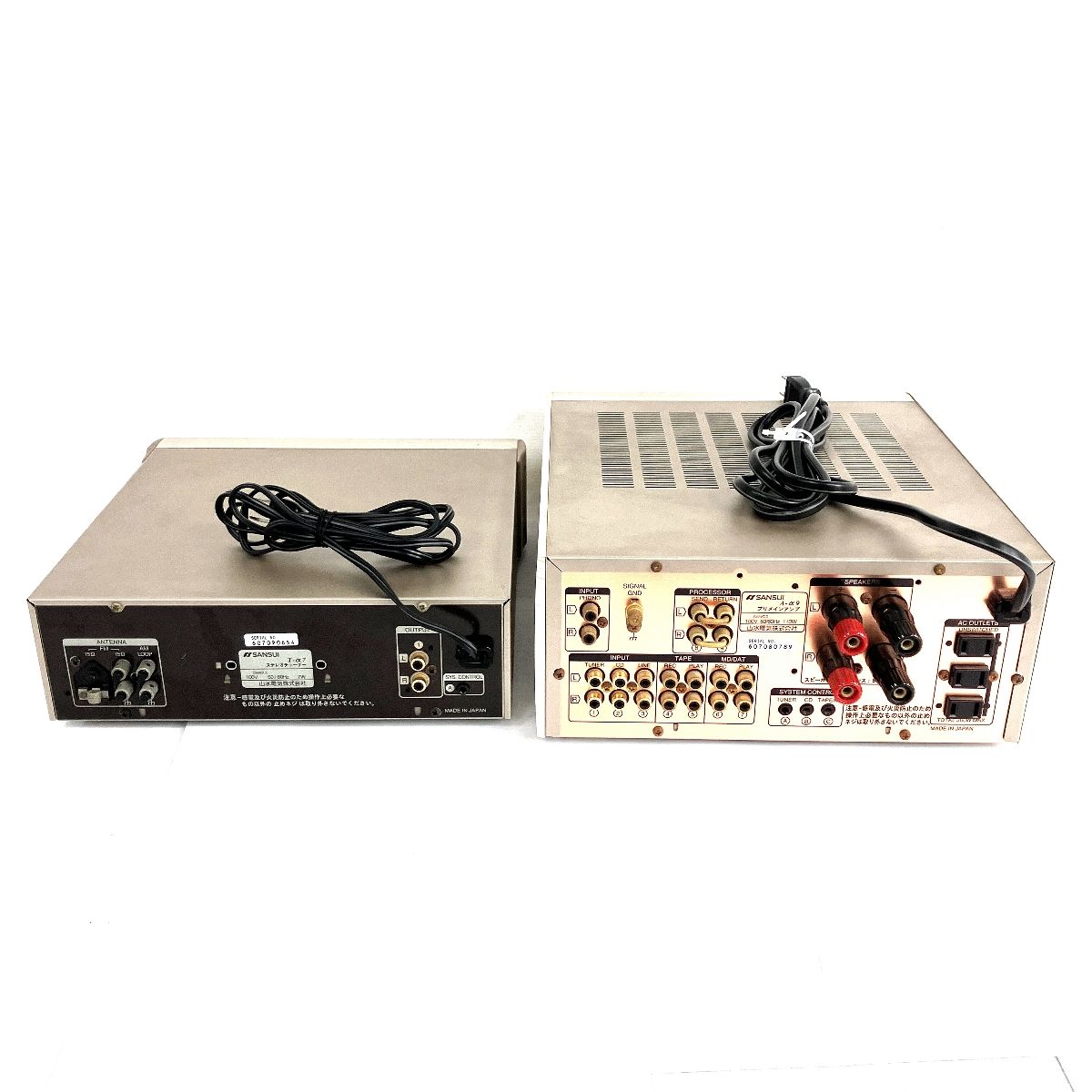SANSUI T-α7 FM/AMステレオチューナー A-α9 インテグレーテッドアンプ ジャンク Y8964078 - メルカリ
