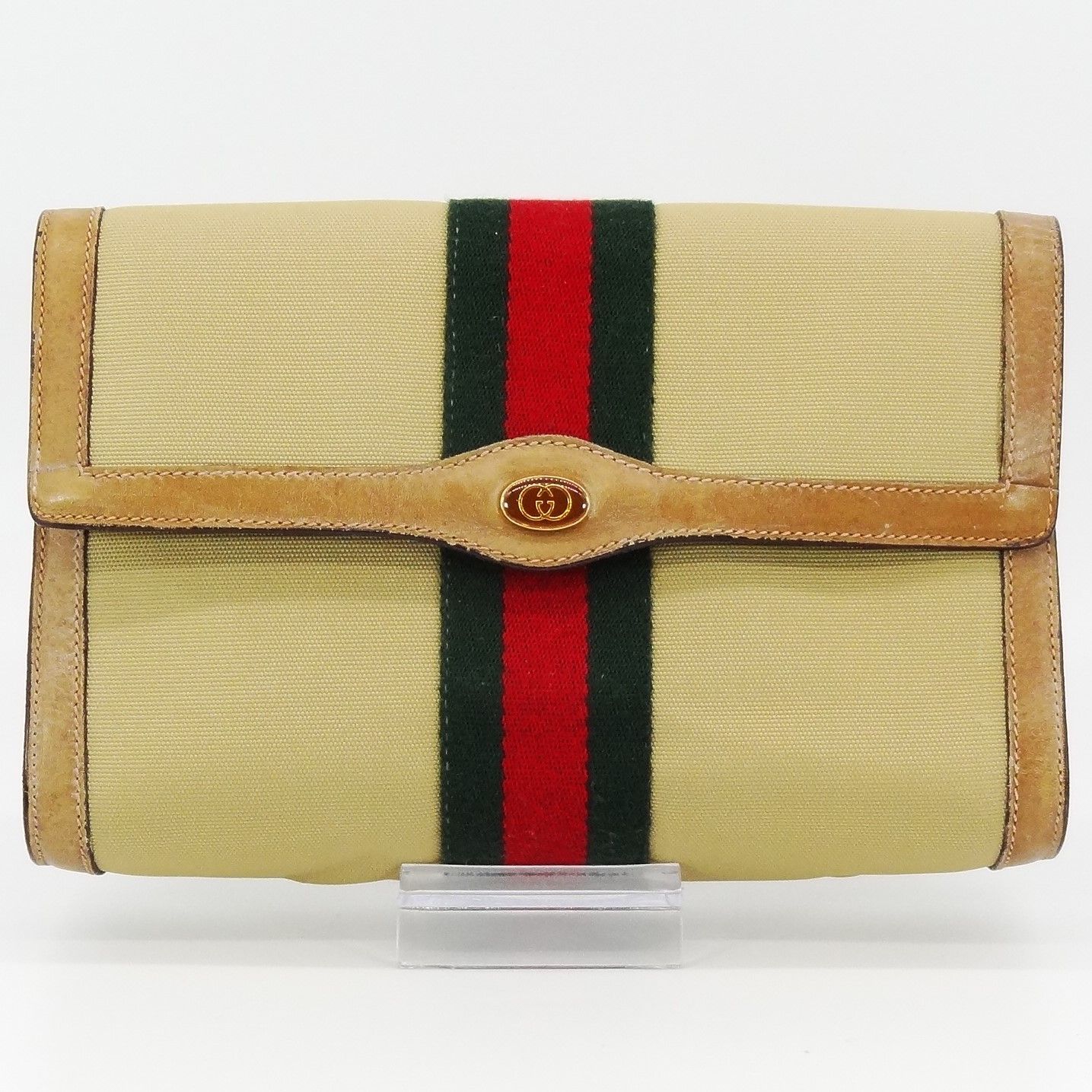 GUCCI グッチ セカンドバッグ オールドグッチ シェリーライン グッチ