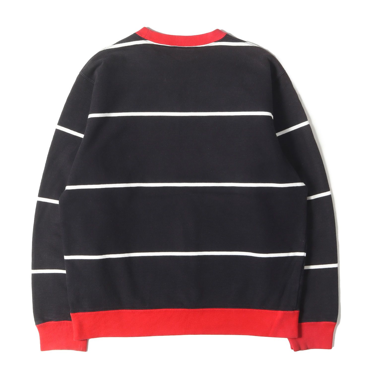 Supreme クルーネック スウェット ブラック Supreme ブラック クルーネックスウェット - メルカリ