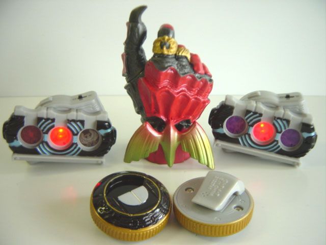 【正規品直輸入】 ♯Hfe07HAなりきり仮面ライダー000オーズPART3フルコンプ全6種光 仮面ライダー