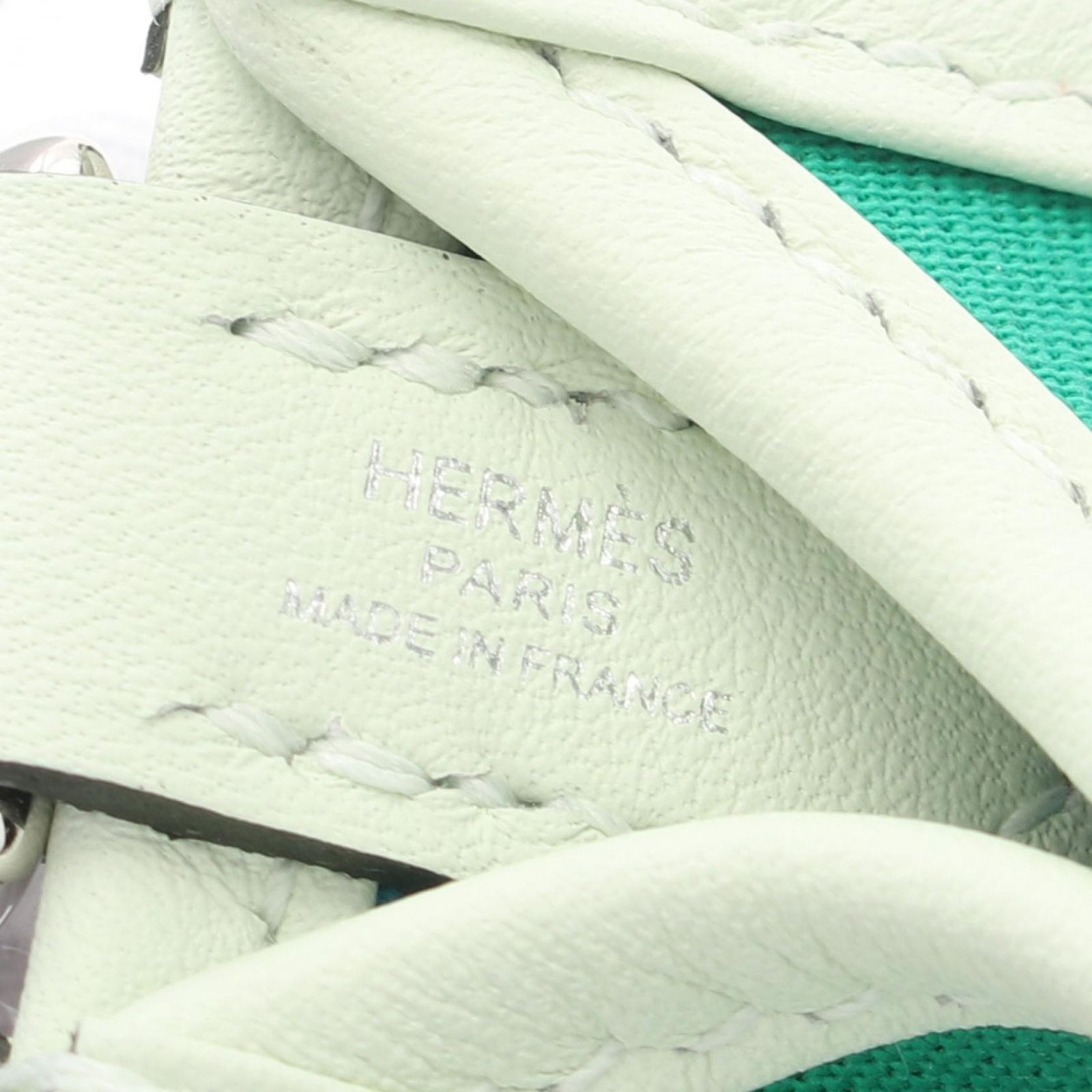 エルメス HERMES ショルダーバッグ ネオ エヴリンTPM ミント ブルー  