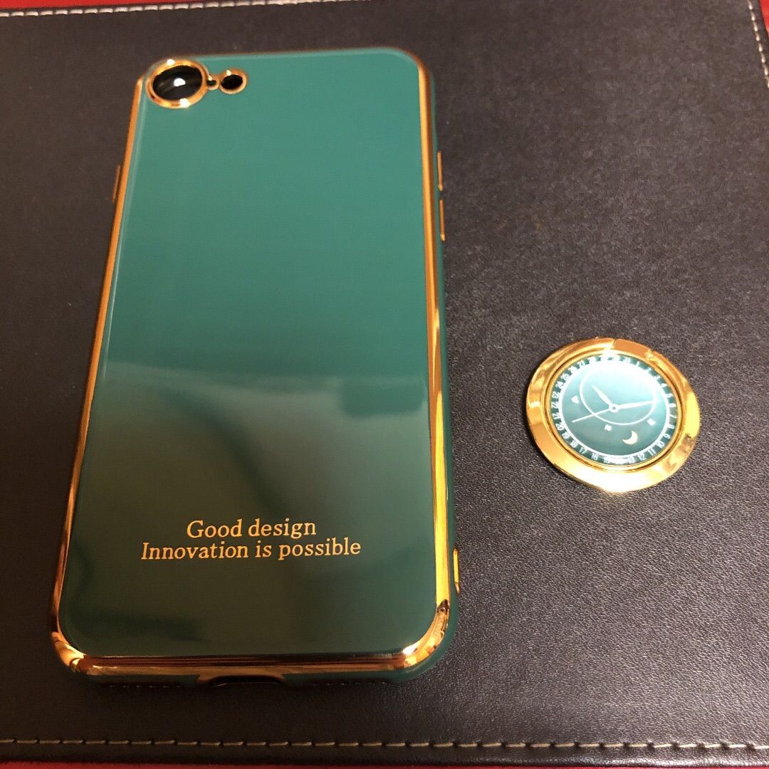 iPhoneケース 背面ケース スマホリング付き デザインケース