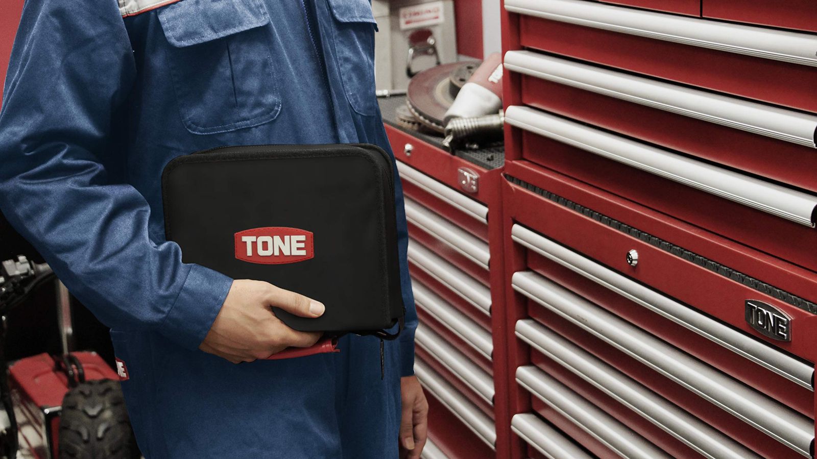 トネ TONE ツールバッグセット TSX2170 差込角6.35mm-ビット差込 1 4-ビット差込 ブラック 内容25点