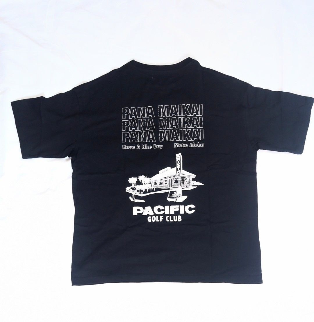 【216850】 pacific golf club パシフィック ゴルフクラブ ゴルフウェア　半袖Tシャツ　ソックス　氷嚢　3点セット　M メンズ  ・ ブラック