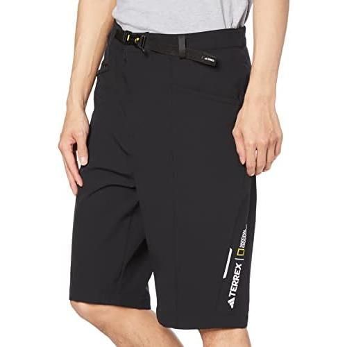 アディダス(adidas) アウトドア ショートパンツ ナショナル ジオグラフィック メンズ BVZ55-IC1998 ブラック Mサイズ