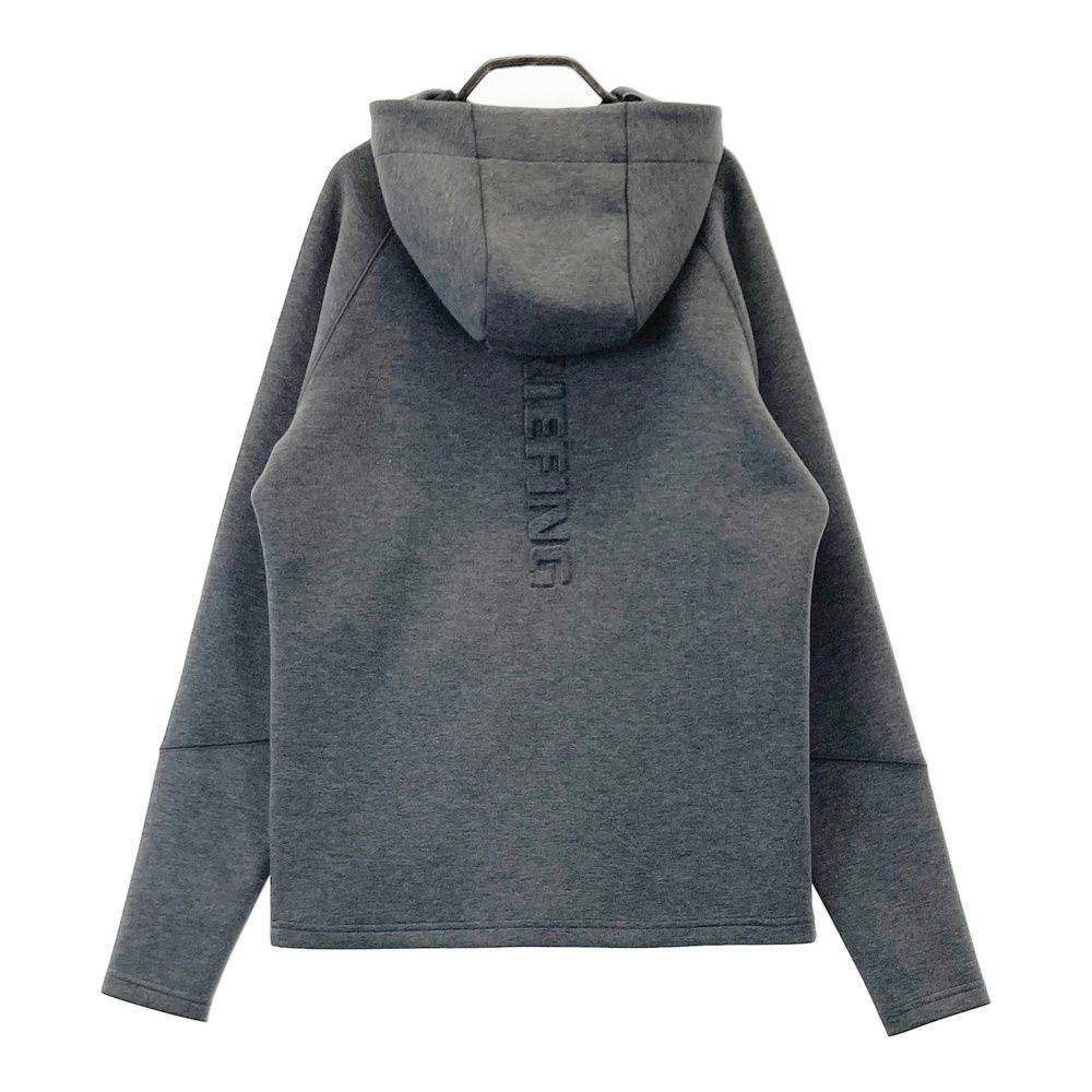 BRIEFING 　レディースゴルフ　ウェアフード付きスウェット 杢グレーS サイズ：S BRIEFING GOLF ブリーフィング スウェット ジップ