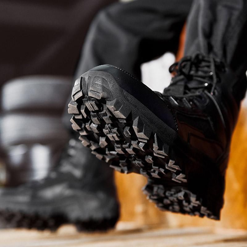 ブラック ミリタリーブーツ MIDORI ブラック ミリタリーブーツ 25 EEE