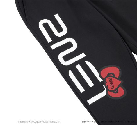 【新品未使用】2NE1 ハローキティコラボ　スウェットパンツ 2NE1×HELLO KITTY】スウェットパンツ（BLACK） スウェット M