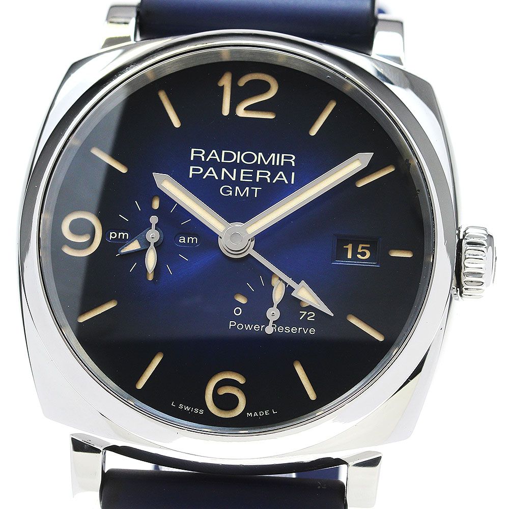 パネライ PANERAI PAM00946 ラジオミール 1940 3デイズ GMT パワーリザーブ ブティック限定モデル 自動巻き メンズ良品_816494