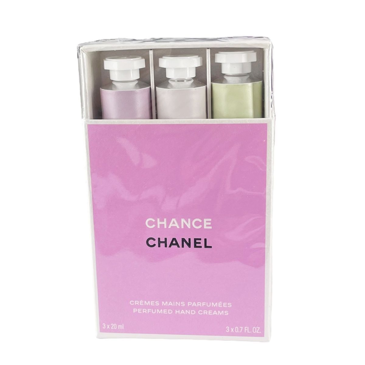 中古】 CHANEL シャネル チャンスクレームマン ハンド クリーム 3本