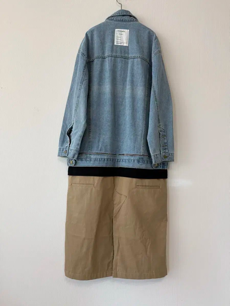 2種デザインで なロングデニムジャケット