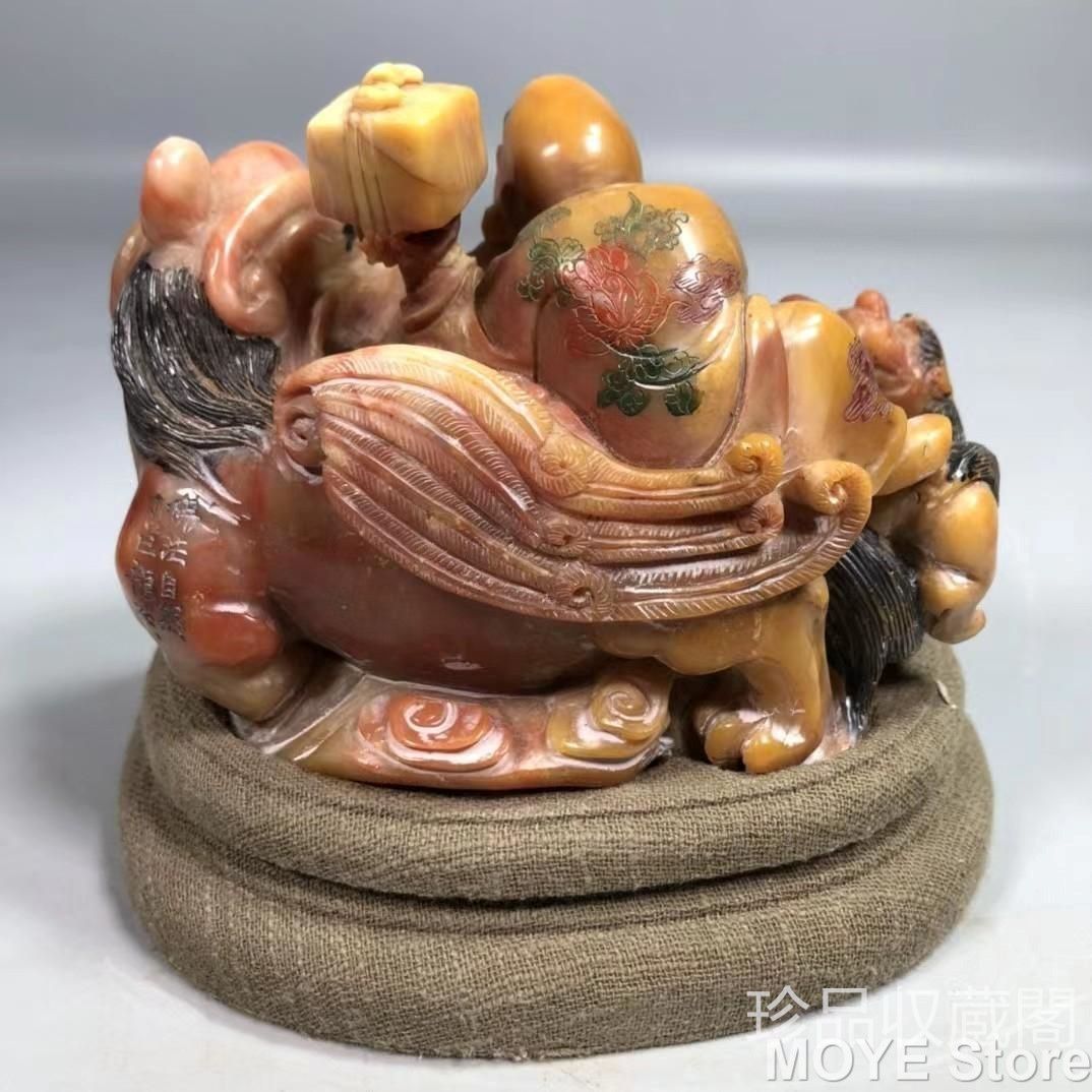 寿山石彫り 文房具