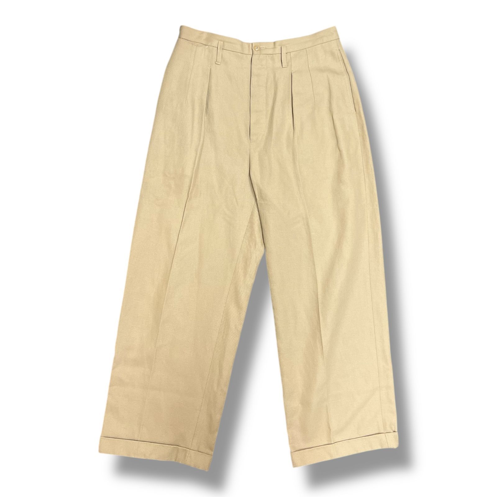 AtLast & Co. 1タック1ダーツトラウザーパンツ チノパン アットラスト