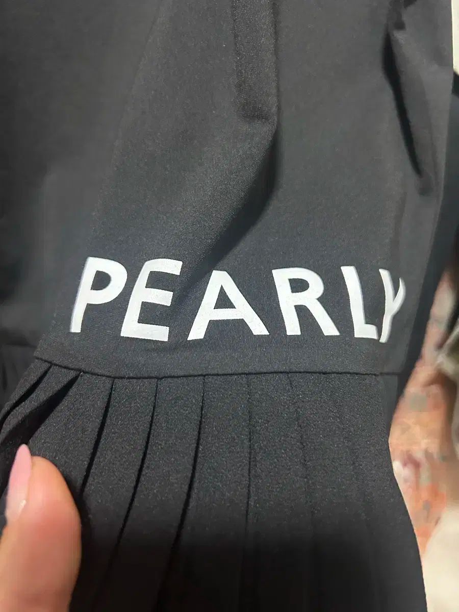 PEARLY GATES パーリーゲイツ 半袖Tシャツ プリーツ 2 ブラック