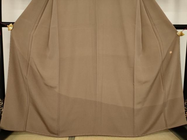 平和屋着物○伝統工芸士 田島輝久 訪問着 変わり格子 正絹 逸品 AAAZ4771ck