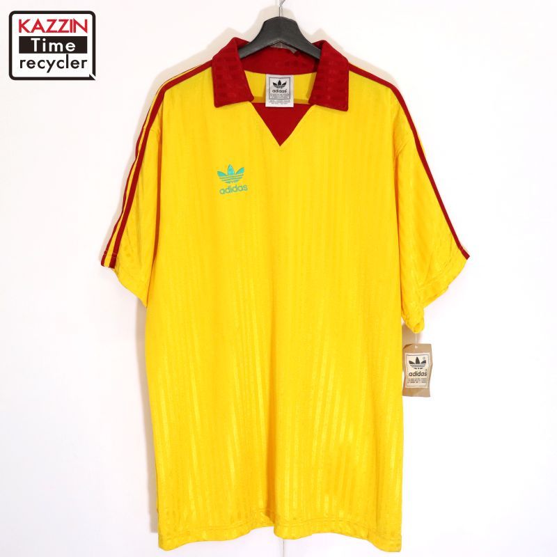 DEADSTOCK 90s adidas ナンバリング ゲームジャージ ユニフォーム 表記XLサイズ