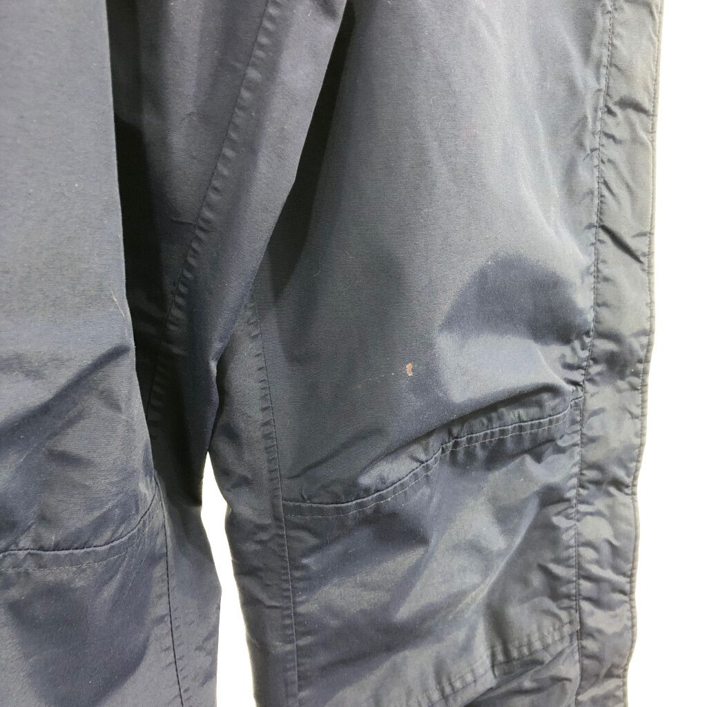 90年代 Eddie Bauer エディーバウアー EBTEK GORE-TEX パンツ サイドジップ パンツ スポーツ ネイビー (メンズ S) 中古 古着 Q3866