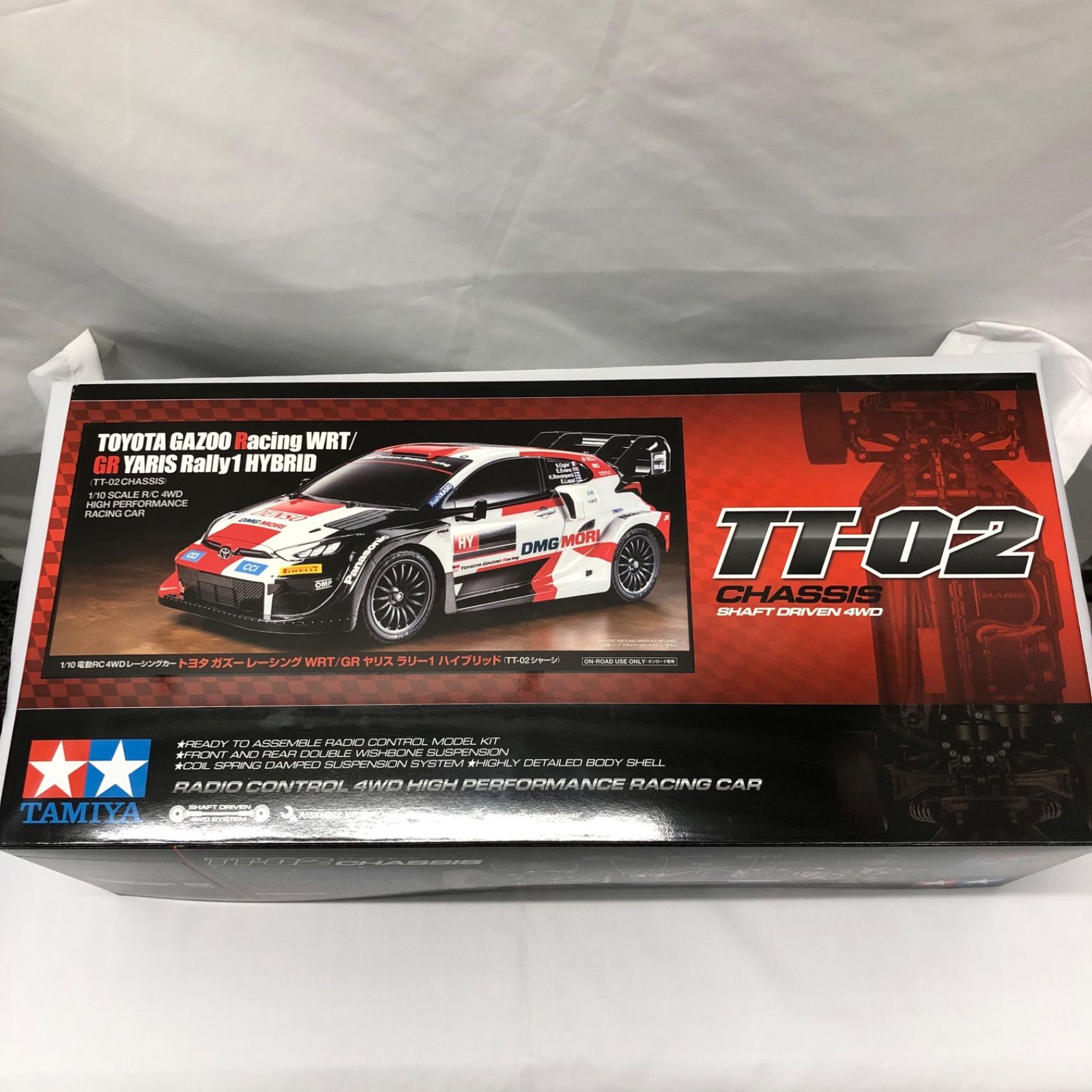 【2台】タミヤ　ガズー レーシング WRTGR ヤリス ラリー1 ハイブリッド タミヤ、「トヨタ ガズー レーシング WRT/GR ヤリス ラリー1