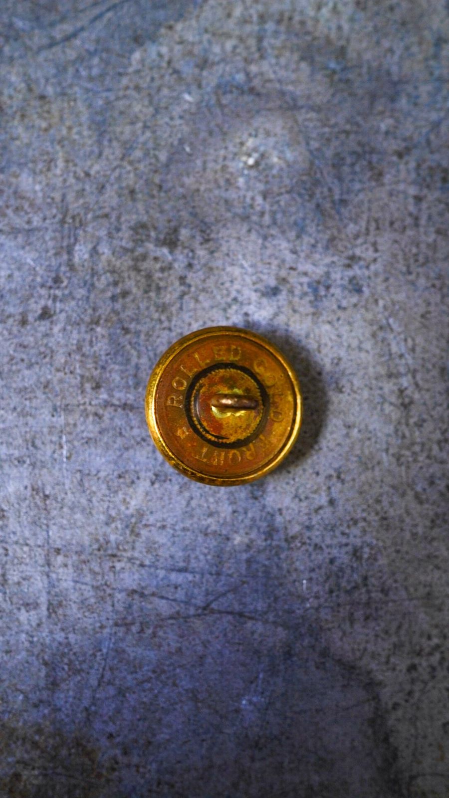 DEADSTOCK | 1940-1950s BROOKS BROTHERS ブルックスブラザーズ U.S. Navy 金張り ボタン Large デッドストック アメリカ海軍 USN ミリタリー 実物 WWW_WOWDIGSITE_COM